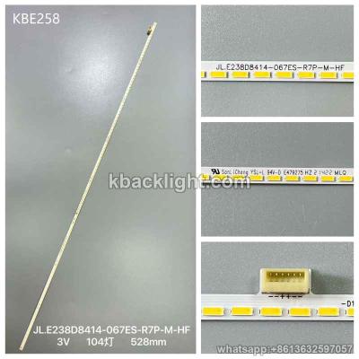 KBE258 JL.E238D8414-067ES-R7P-M-HF/104LED 3v 528mm