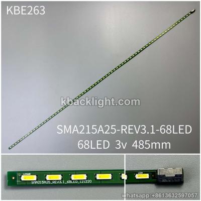 KBE263 SMA215A25-REV3.1-68LED/68LED 3v 485mm