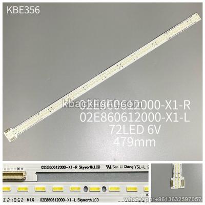 KBE356 02E860612000-X1-R/L/72LED 6v 479mm