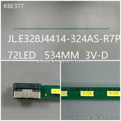 KBE377 JL.E328J4414-324AS-R7P-F-HF/72LED 3v 534mm