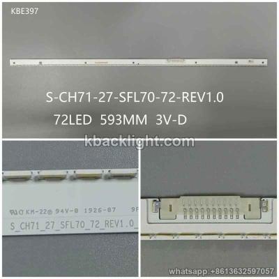KBE397 S-CH71-27-SFL70-72-REV1.0/72LED 3v 593mm