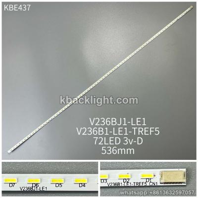 KBE437 V236B1-LE1-TREF5/V236BJ1-LE1/72LED 3v 536mm 1PCS/SET