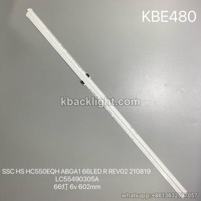 KBE480 SSC-HS-HC550EQH-ABGAT-66LED-R+LREV02 210819/LC55490305A/66LED 6v 602mm