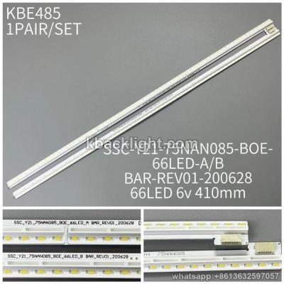 KBE485 SSC-Y21-75NAN085-B0E-66LED-A+B/66LED 6V 410MM
