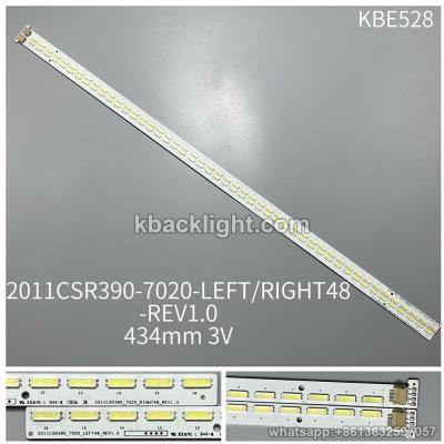 KBE528 2011CSR390-7020-R/L48-REV1.0/48LED 3v 434mm 1 PAIR/ SET