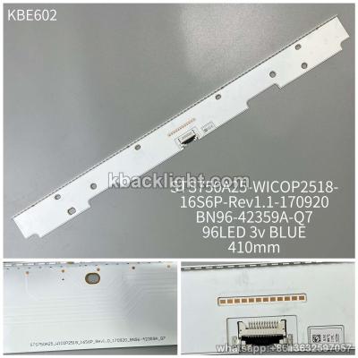 KBE602 STS750A25/BN96-42359A/ original bent/ blue light 96LED 3v 410mm