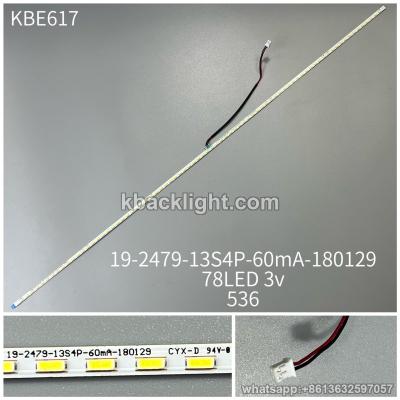 KBE617 19-2479-13S4P-60MA-180129 with cable/78LED 3v 536mm