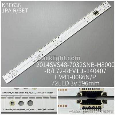 KBE636 2014SVS48-7032SNB-H8000-R72/L72/ vertical 48-inch 72-LED/72LED 3v 596mm