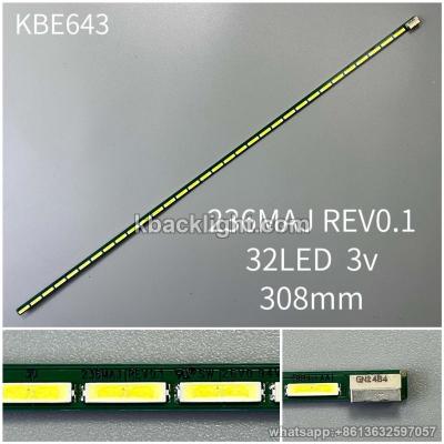 KBE643 236MAJ REV0.1/32LED 3v 308mm