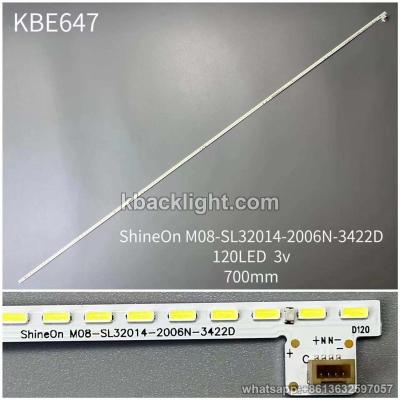 KBE647 ShineOn M08-SL32014-2006N-3422D/120LED 3v 700mm