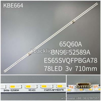 KBE664 blue & white dual color/65Q60A/BN96-52589A/ES65SVQFPBGA78/78LED 3v 710mm 2PCS/SET