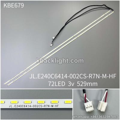 KBE679 JL.E240C6414-002CS-R7N-M-HF/72LED 3v 529mm