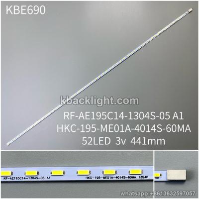 KBE690 RF-AE195C14-1304S-05 A1/HKC-195-ME01A-4014S-60MA/52LED 3v 441mm