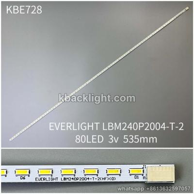KBE728 EVERLIGHT LBM240P2004-T-2/80LED 3v 535mm