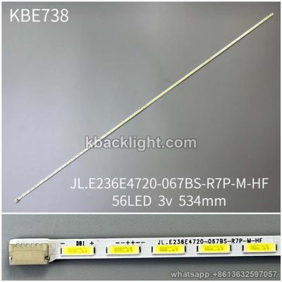 KBE738 JL.E236E4720-067BS-R7P-M-HF/56LED 3v 534mm