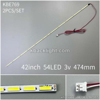 KBE769 42-inch 54-LED 7020-LED PCS with cable/54LED 3v 474mm 2PCS/SET