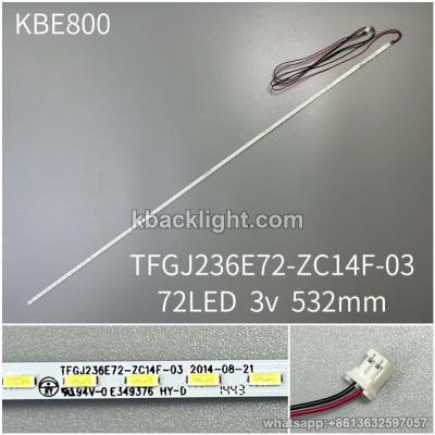 KBE800 TFGJ236E72-ZC14F-03/72LED 3v 532mm with cable