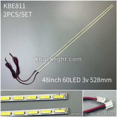 KBE811 48-inch 60-LED 7020-LED PCS with cable/60LED 3v 528mm 2PCS/SET