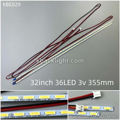 KBE829 GYD-32-inch 36-LED 7020-LED PCS with cable/36LED 3v 355mm 2PCS/SET