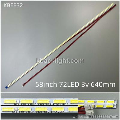 KBE832 11-3A. GYD-58-inch 72-LED 7020-LED PCS with cable/72LED 3v 640mm