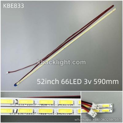 KBE833 GYD-52-inch 66-LED 7020-LED PCS with cable/66LED 3v 590mm