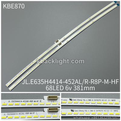 KBE870 JL.E635H4414-452AL/R-R8P-M-HF/68LED 6v381mm