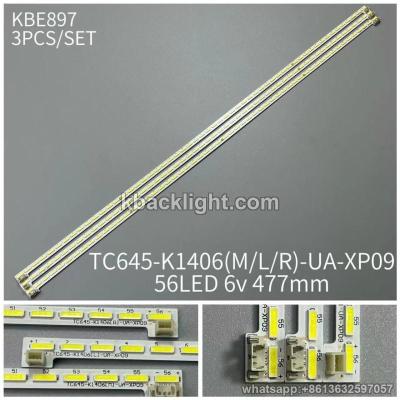 KBE897 TC645-K1406(M/L/R)-UA-XP09/56LED 6v 477mm 3PCS/SET