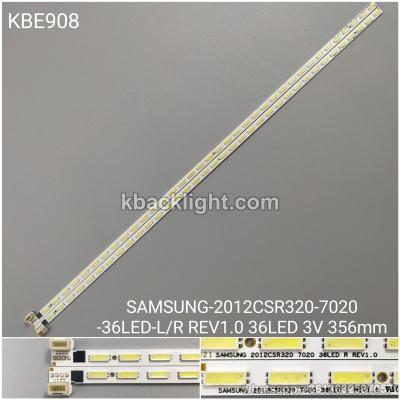 KBE908 SAMSUNG-2012CSR320-7020-36LED-L/R REV1.0/36LED 3V 356mm