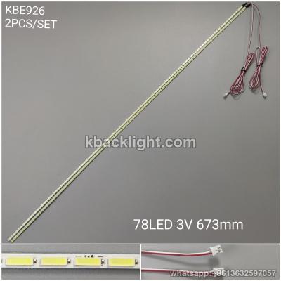KBE926 60-inch 78-LED 7020-LED PCS with cable/78LED 3V 673mm/2PCS/SET