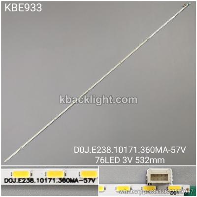 KBE933 D0J.E238.10171.360MA-57V/76LED 3V 532mm