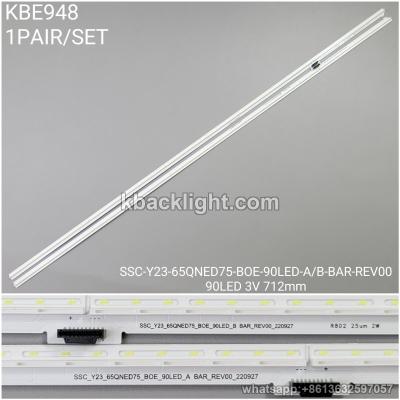 KBE948 SSC-Y23-65QNED75-BOE-90LED-A/B-BAR-REV00/90LED 3V 712mm