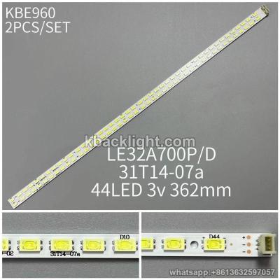 KBE960 . Haier LE32A700P/LE32A700D/31T14-07a/44LED 3V 362mm 2PCS/SET